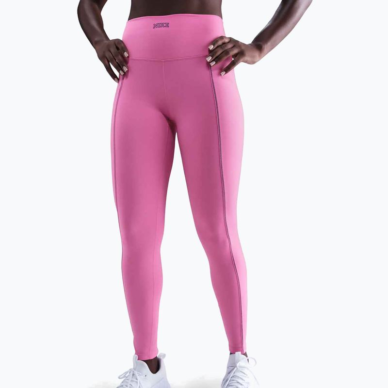 Dámské legíny Nike One High-Waisted playful pink