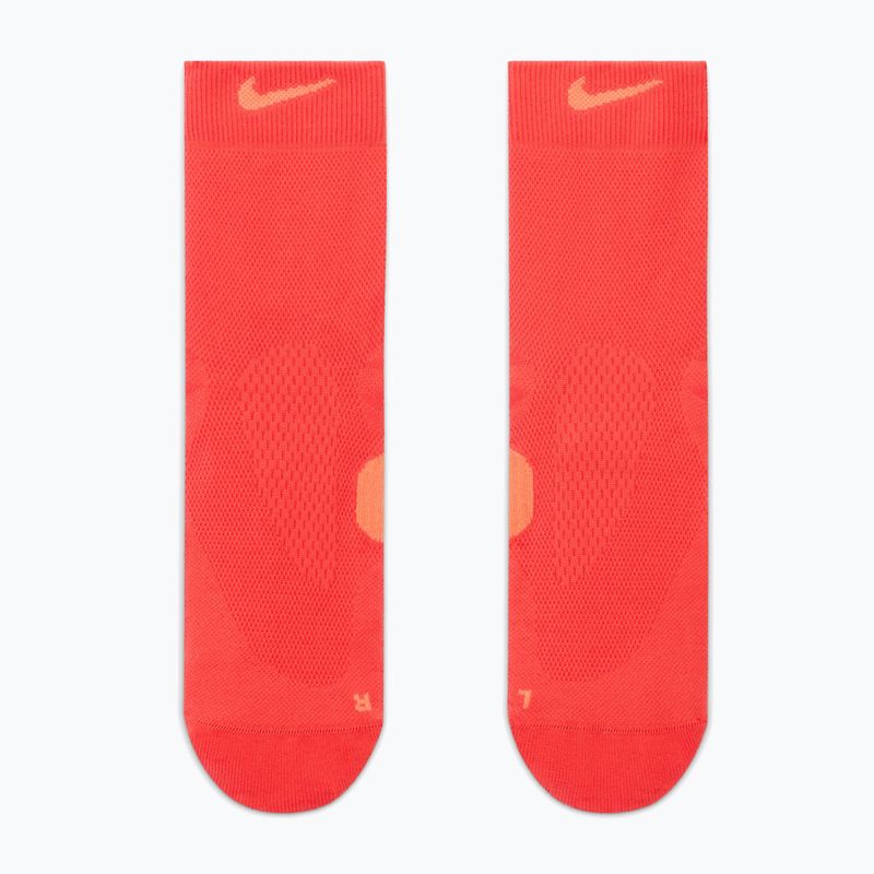 Ponožky Nike Running Midweight Micro Crew light crimson/turf orange/turf orange 2