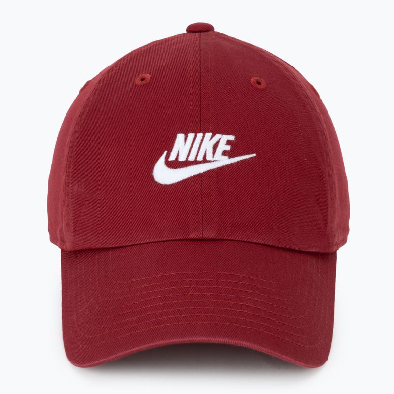 Kšiltovka Nike Club Unstructured Futura Wash team crimson/white 2