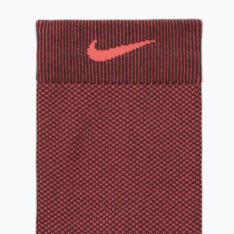 Ponožky Nike Running Lightweight Crew tattoo/hot lava/pure platinum/hot lava 4