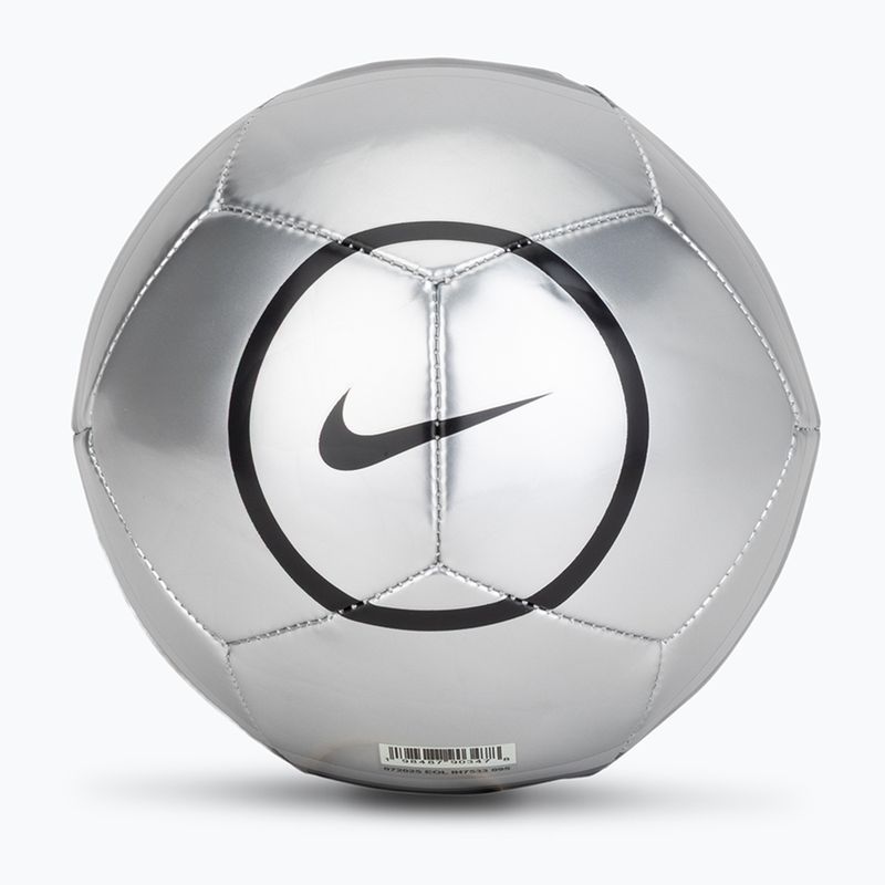 Fotbalový míč Nike Skills Total 90 metallic silver/black/black velikost 1