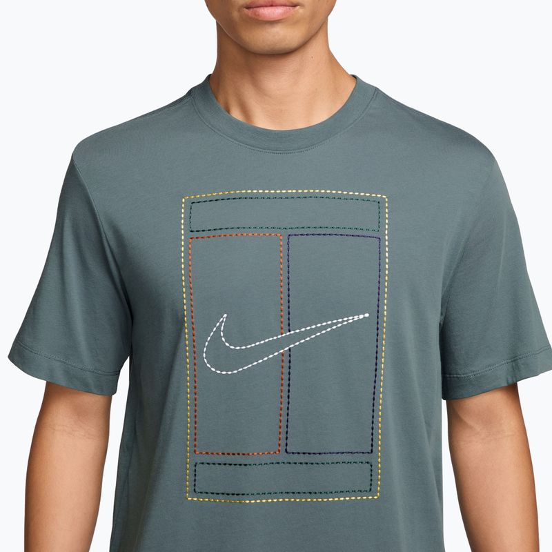 Pánské tričko Nike Court Heritage mineral slate 3