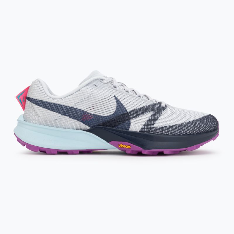 Pánské běžecké boty Nike Kiger 10 metallic platinum/sapphire/midnight navy 2