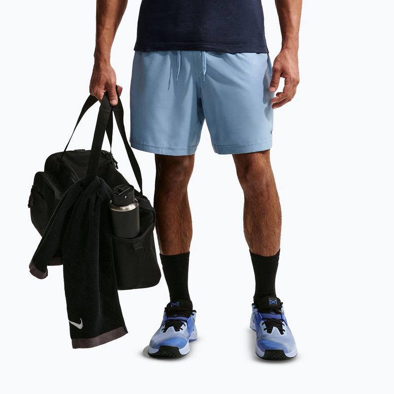 Pánské běžecké šortky Nike Form Dri-FIT 7" bez podšívky všestranné work blue/black