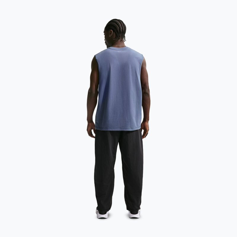 Pánské tréninkové tričko Nike Athletic Club Dri-Fit diffused blue/diffused blue 3
