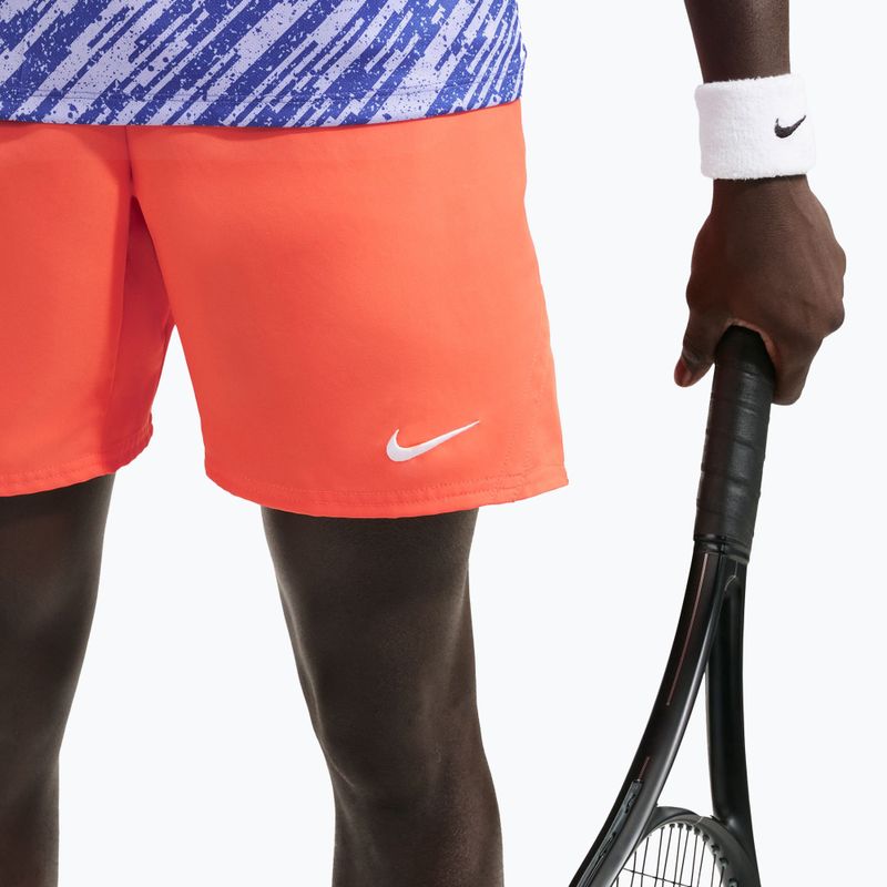Pánské tenisové šortky Nike Court Dri-Fit Victory 7" turf orange/white 6