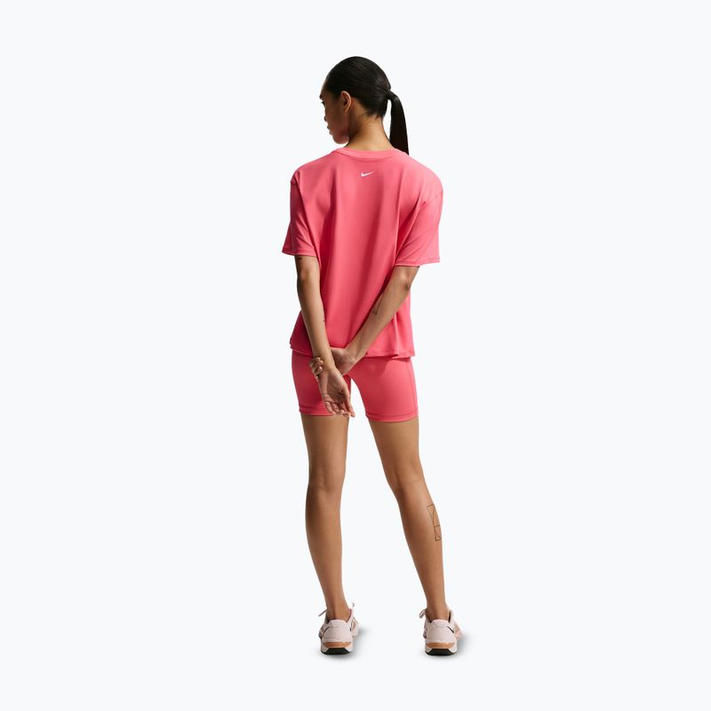 Dámské tréninkové tričko Nike Pro Dri-Fit Loose sea coral/white 3