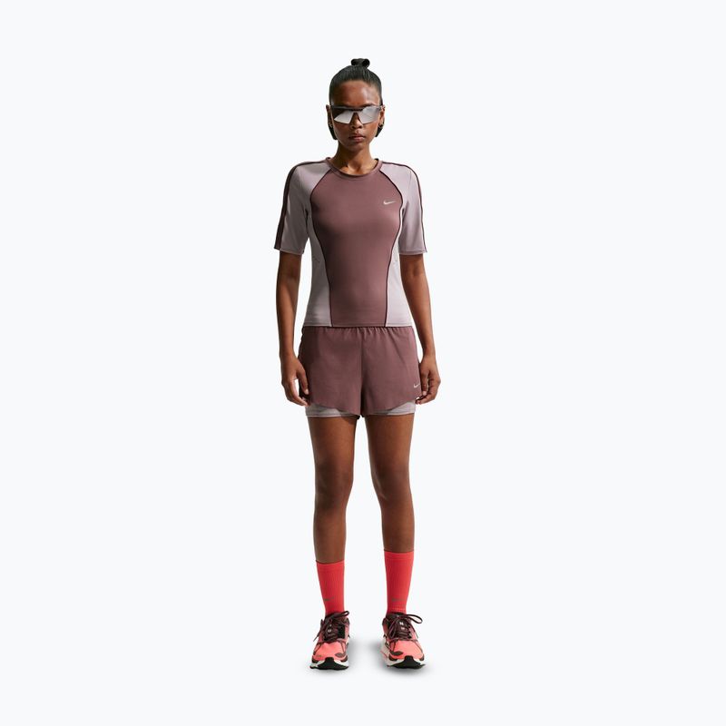 Dámské běžecké tričko Nike Swift Dri-Fit Tattoo/Light Violet Ore 2