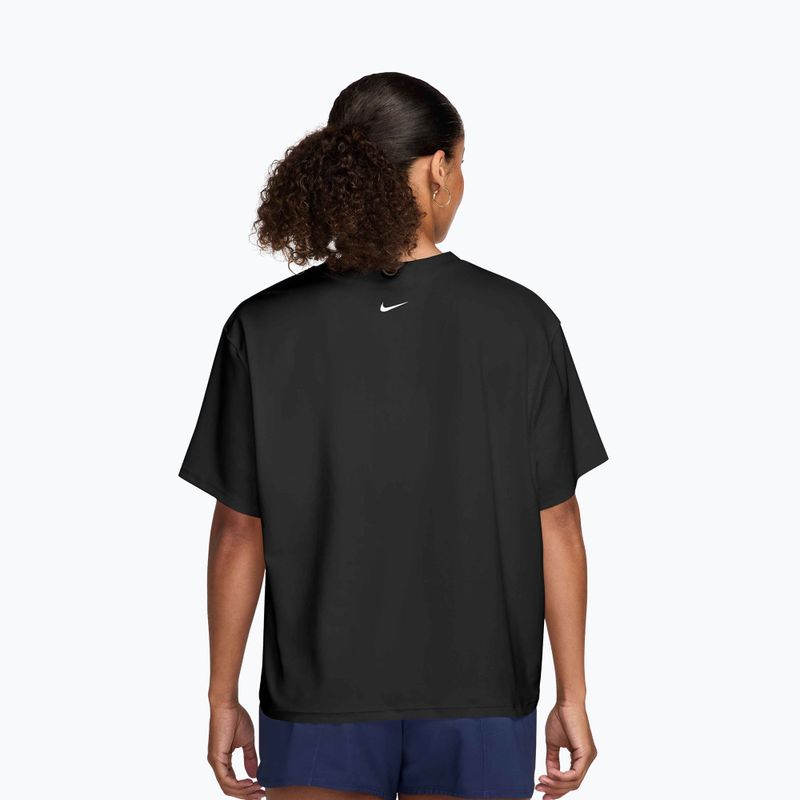 Dámské tréninkové tričko Nike Pro Dri-Fit Loose black/white 2