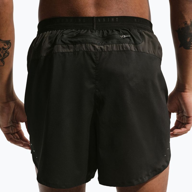Pánské běžecké šortky Nike Stride Dri-Fit Brief-Lined 5" off noir/black/black 4