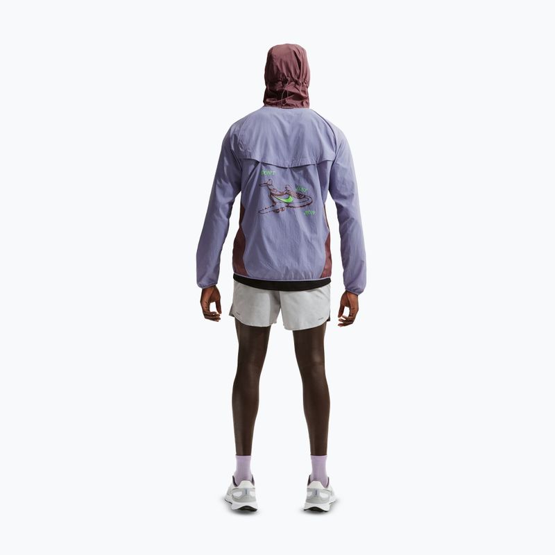 Pánská běžecká bunda Nike Fly Nike Stride iron purple/tattoo 3