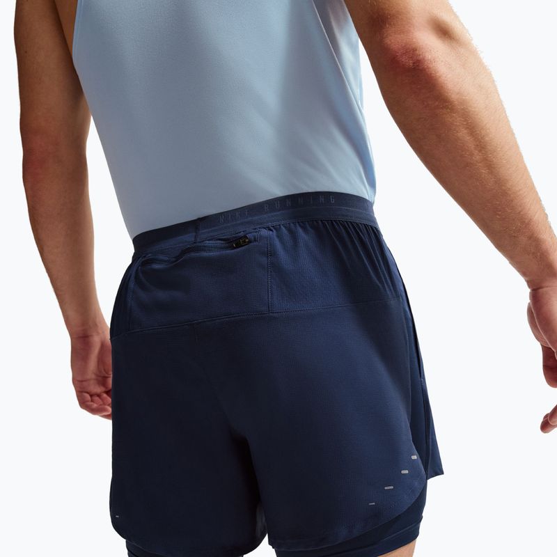 Pánské běžecké šortky Nike Stride Dri-Fit Hybrid 5" midnight navy 3