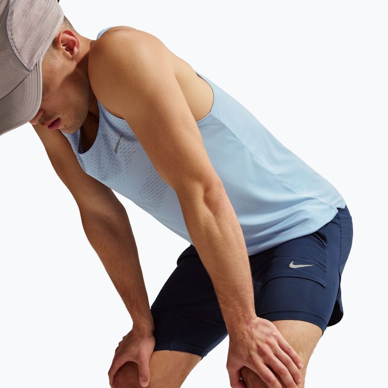 Pánské běžecké šortky Nike Stride Dri-Fit Hybrid 5" midnight navy 5