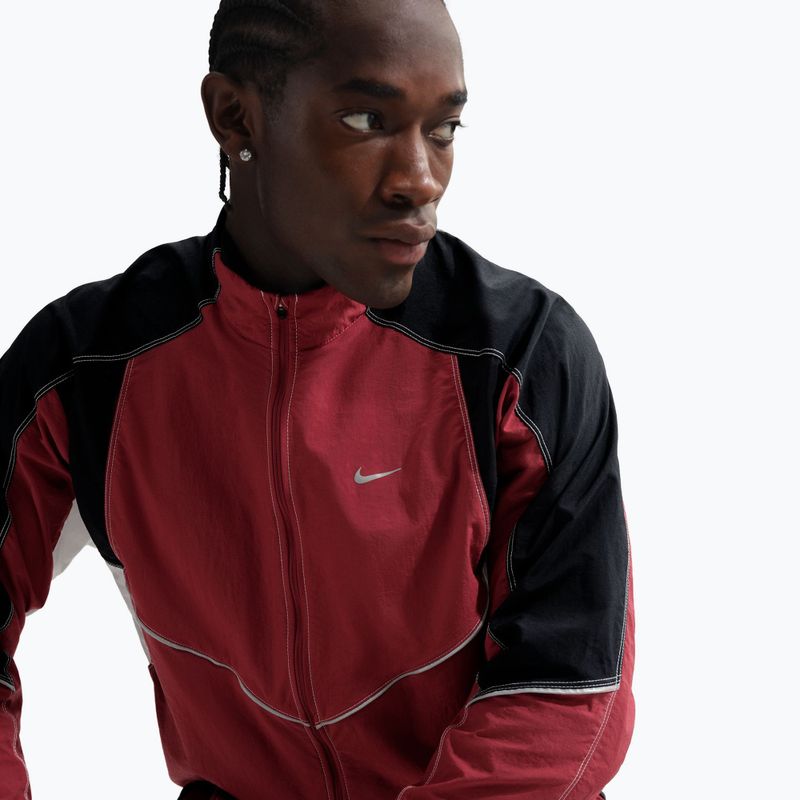 Pánská běžecká bunda Nike Retro Dri-Fit team crimson/black 4
