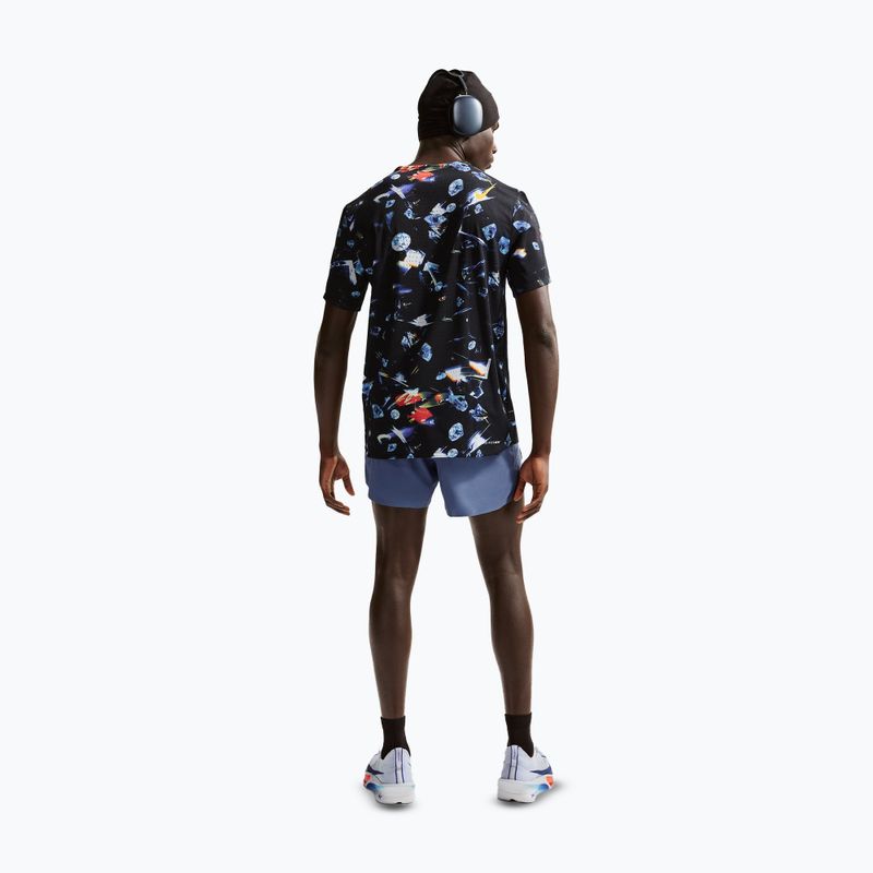 Pánské běžecké tričko Nike AeroSwift Dri-Fit ADV black/laser orange 3