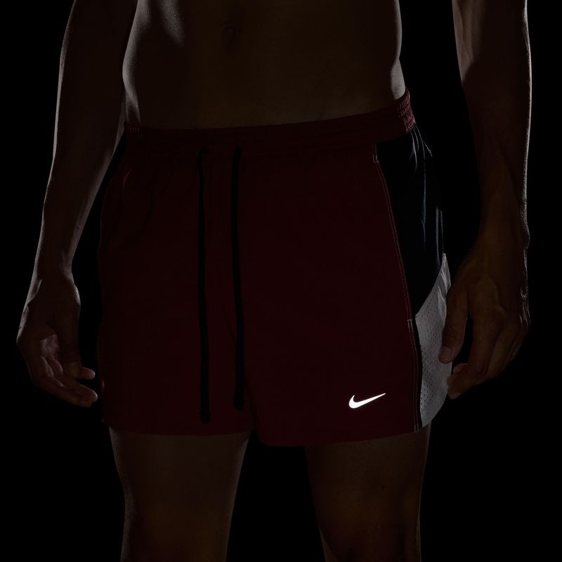 Pánské běžecké šortky Nike Retro Dri-Fit Brief-Lined 4" team crimson/black 5