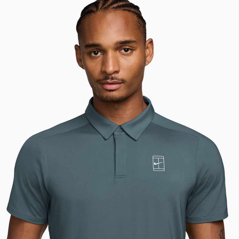 Pánské tenisové tričko Nike Court Dri-Fit Advantage mineral slate/white 3