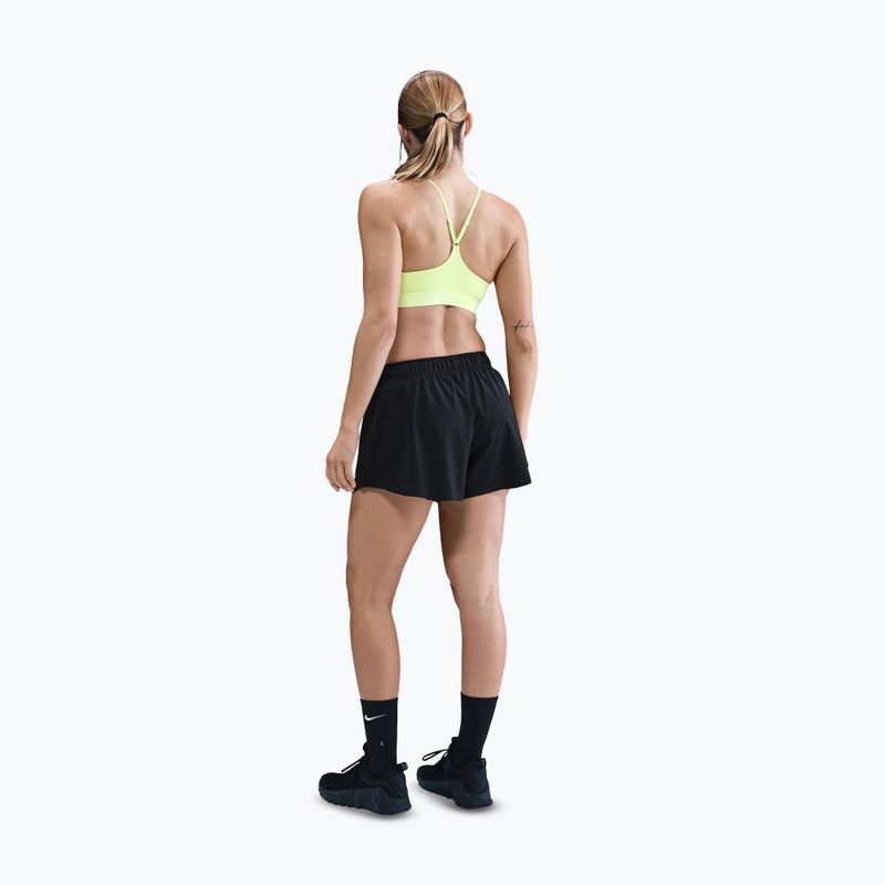 Sportovní podprsenka Nike Dri-Fit Indy Light Support light lemon twist/white pearl 4