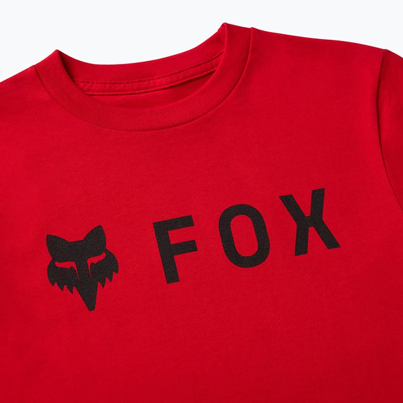 Dětské tričko Fox Racing Absolute Jr timber red 3
