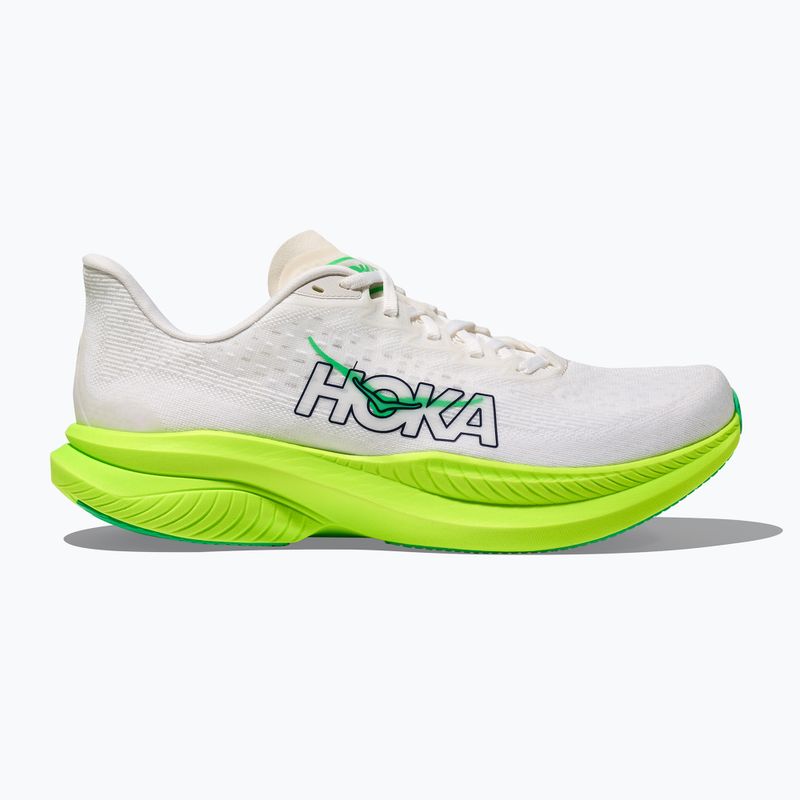 Pánské běžecké boty HOKA Mach 6 white/neon lime 9
