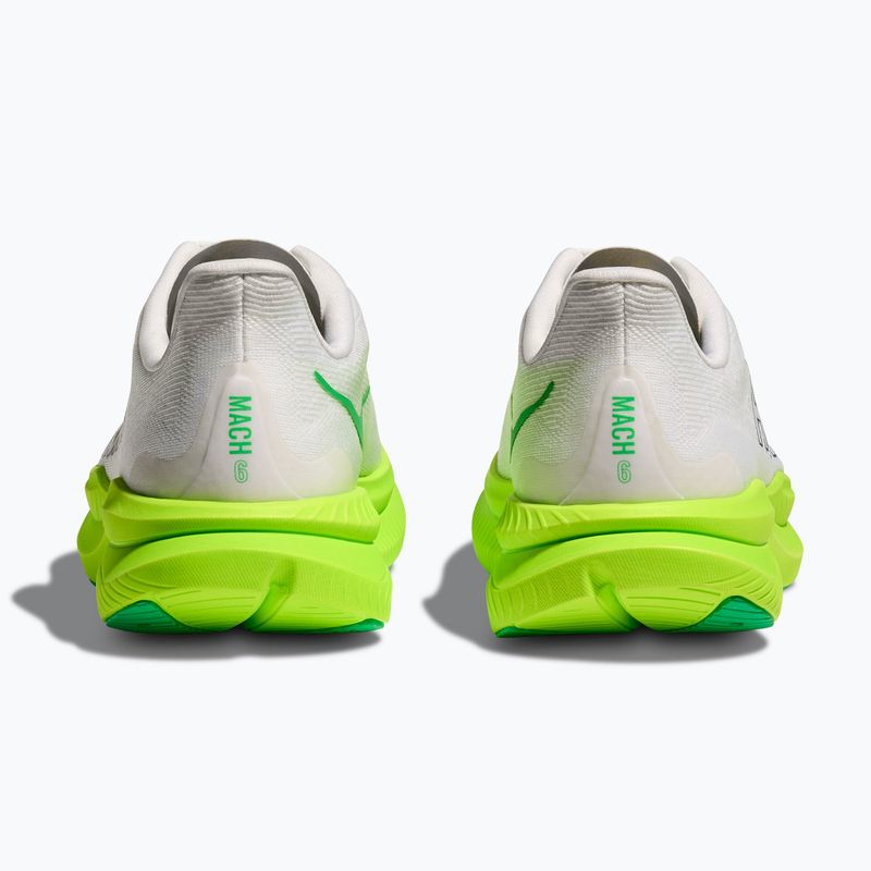 Pánské běžecké boty HOKA Mach 6 white/neon lime 13