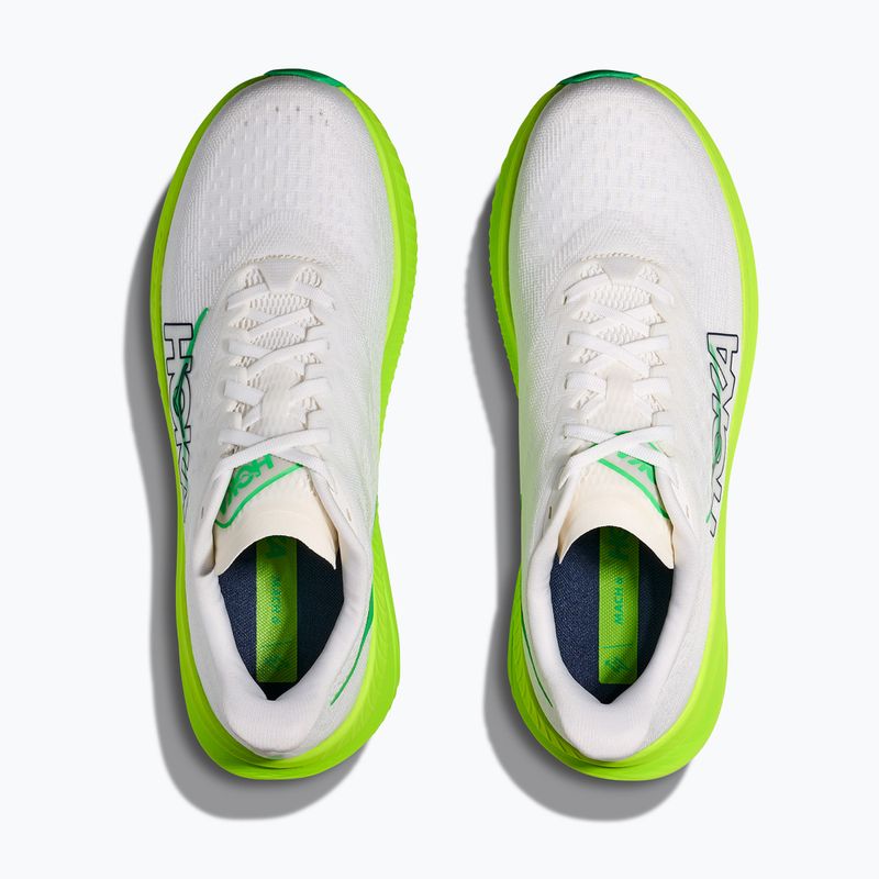 Pánské běžecké boty HOKA Mach 6 white/neon lime 15