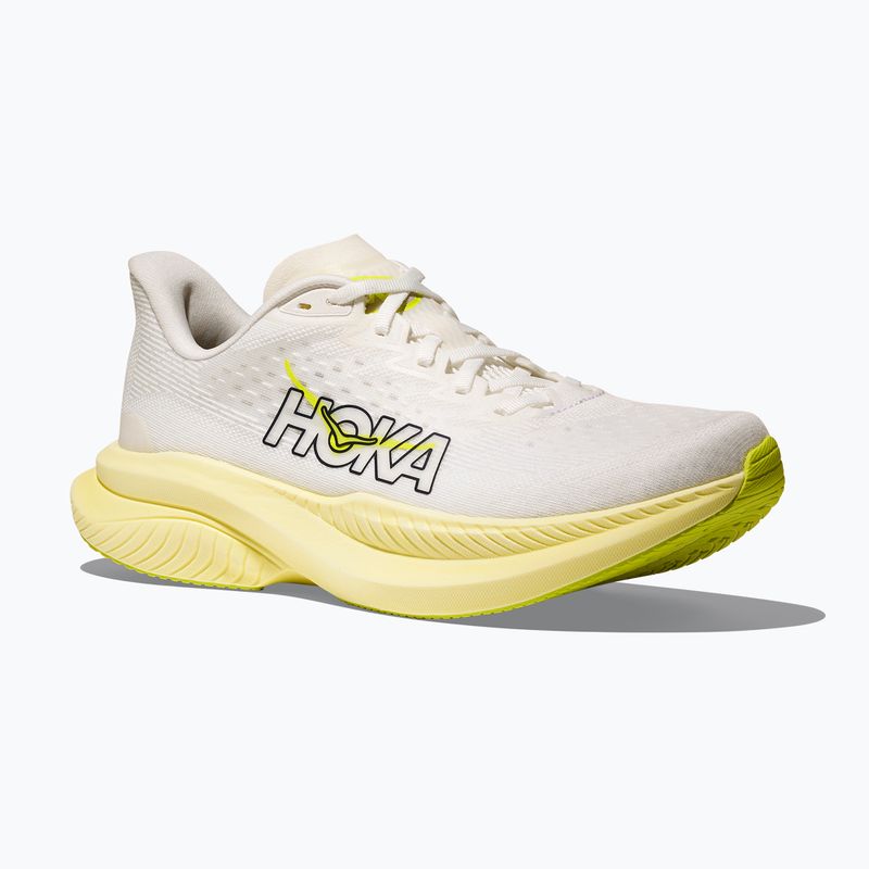 Dámské běžecké boty HOKA Mach 6 white/neon hoka citrus 8