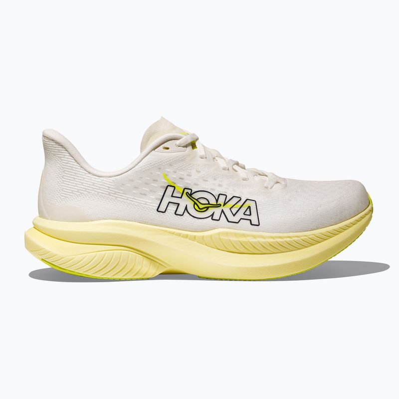 Dámské běžecké boty HOKA Mach 6 white/neon hoka citrus 9