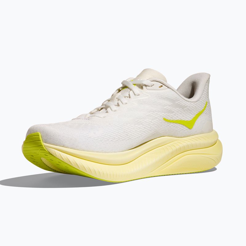 Dámské běžecké boty HOKA Mach 6 white/neon hoka citrus 11