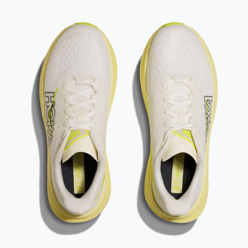 Dámské běžecké boty HOKA Mach 6 white/neon hoka citrus 15