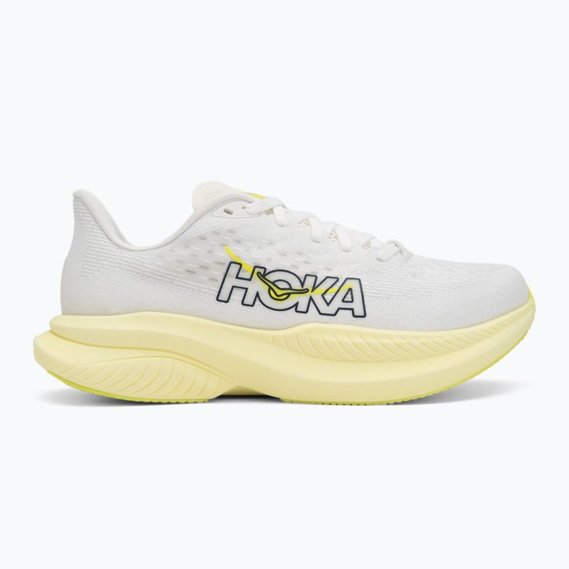 Dámské běžecké boty HOKA Mach 6 white/neon hoka citrus 2
