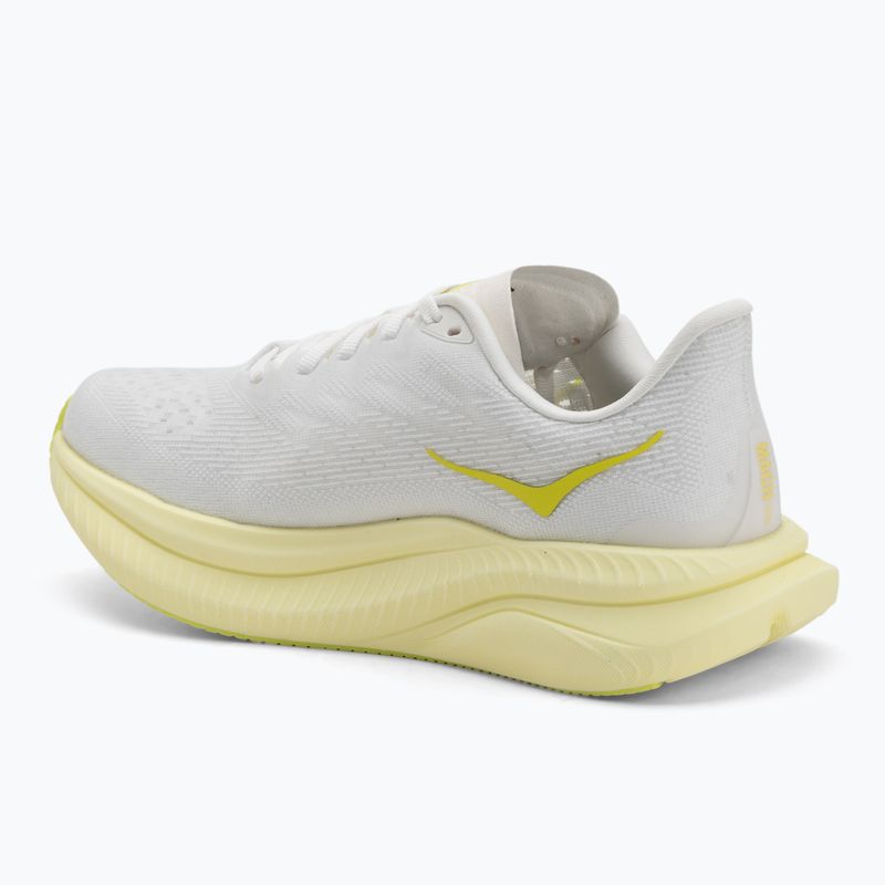 Dámské běžecké boty HOKA Mach 6 white/neon hoka citrus 3