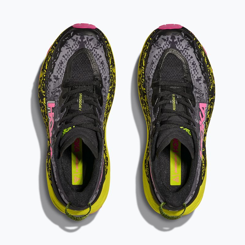 Dámské běžecké boty HOKA Speedgoat 6 black/neon rose 15