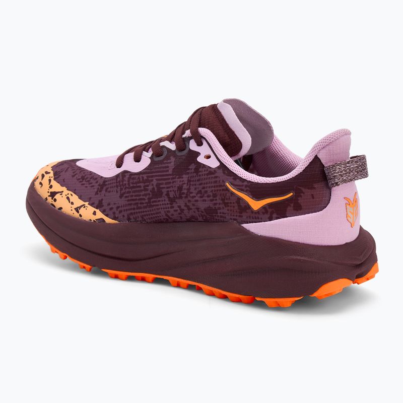Dětské běžecké boty HOKA Speedgoat 6 flower nectar/neon tangerine 3