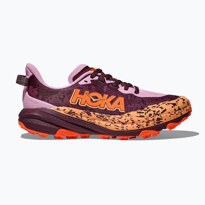 Dětské běžecké boty HOKA Speedgoat 6 flower nectar/neon tangerine 9