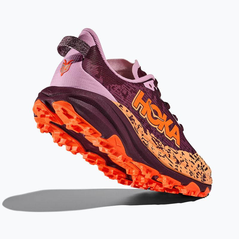 Dětské běžecké boty HOKA Speedgoat 6 flower nectar/neon tangerine 12