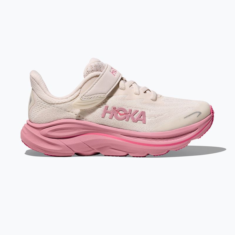 Dětské běžecké boty HOKA Clifton 10 rose cream/dried rose 9