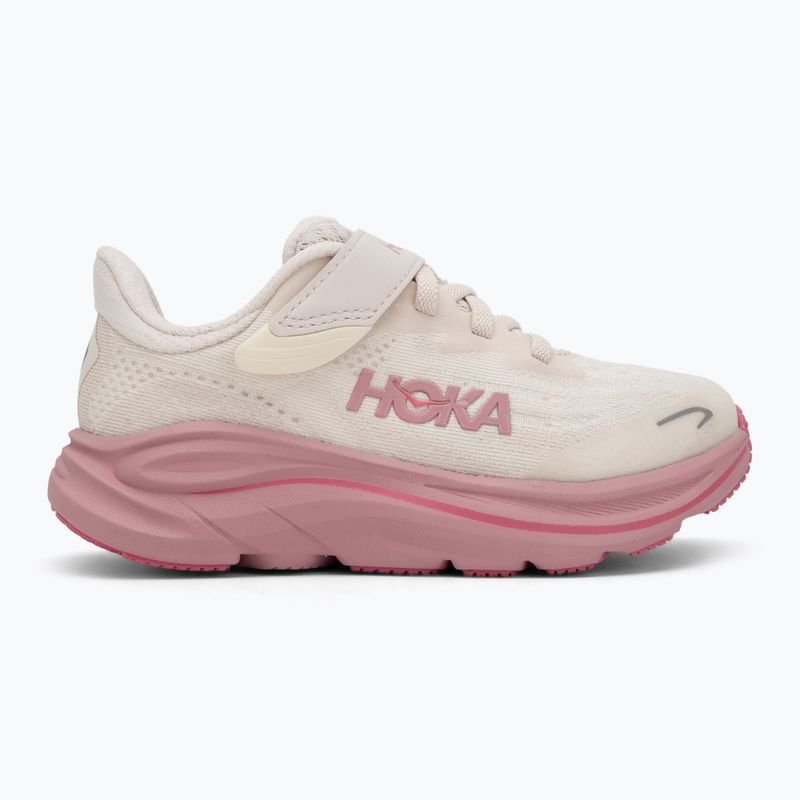 Dětské běžecké boty HOKA Clifton 10 rose cream/dried rose 2