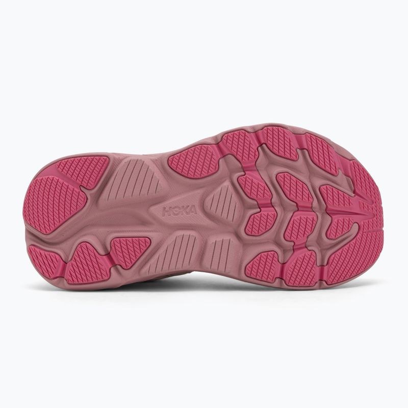 Dětské běžecké boty HOKA Clifton 10 rose cream/dried rose 4