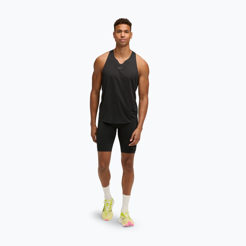 Pánská běžecká tričko HOKA Race Singlet hoka black 2