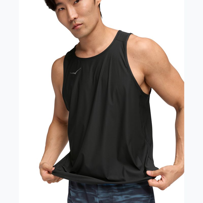 Pánské běžecké tričko HOKA Airolite Tank 2.0 black 4