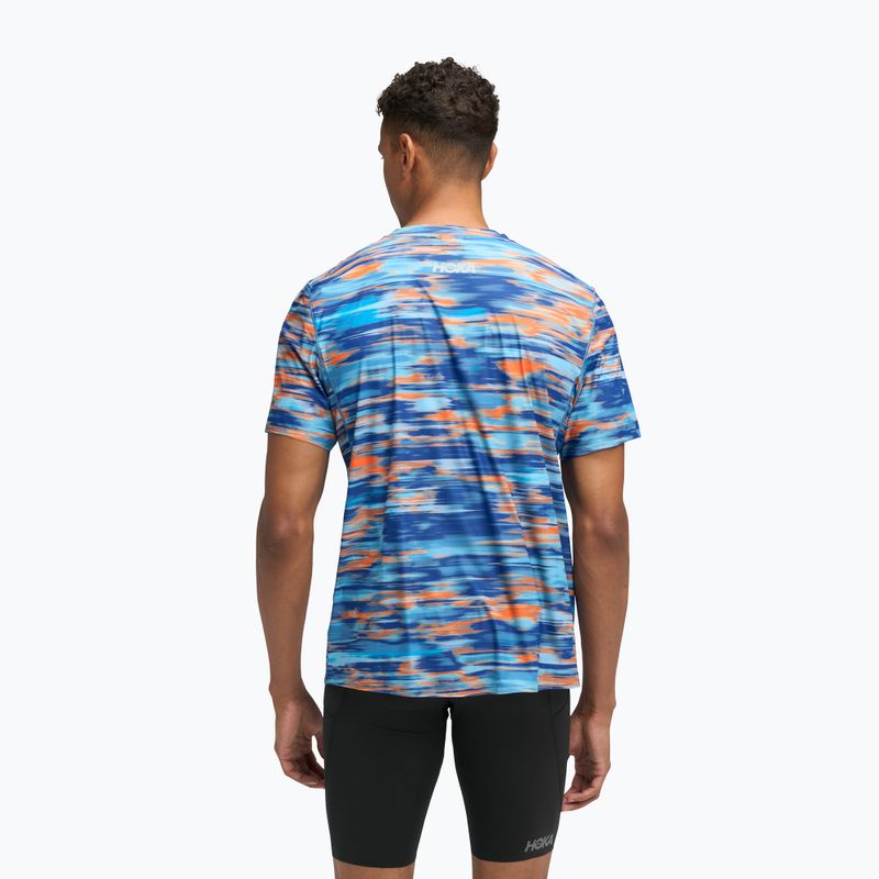Pánská běžecká tričko HOKA Airolite 2.0 blue blurr 3