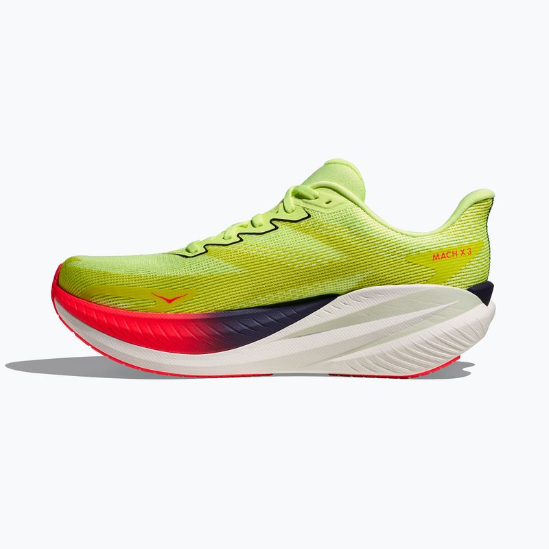 Pánské běžecké boty Hoka Mach X 3 neon yuzu/squid ink 4
