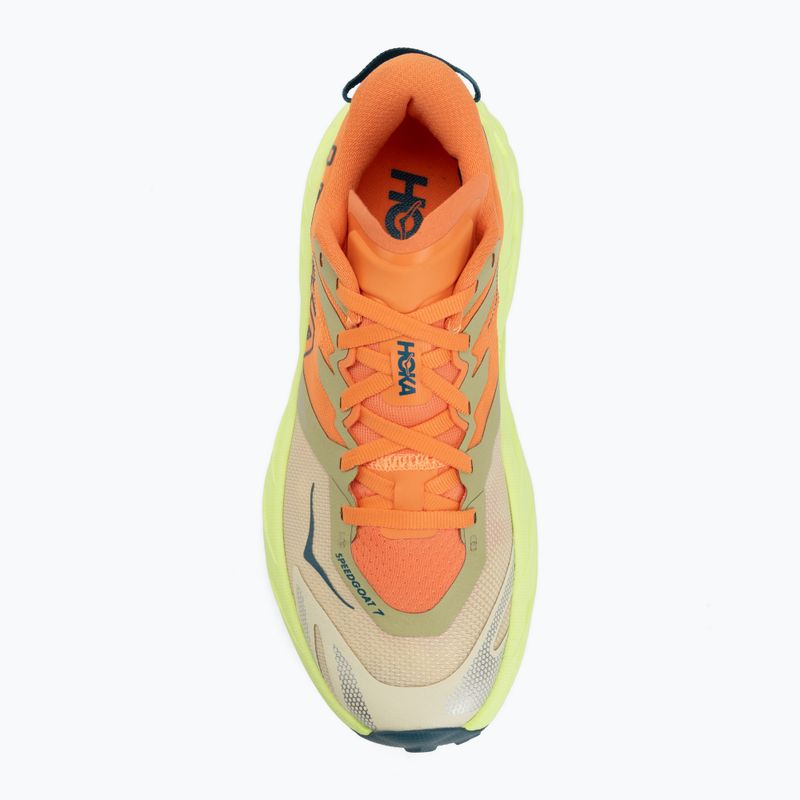 Dámské běžecké boty  HOKA Speedgoat 7 persimmon/neon yuzu 5