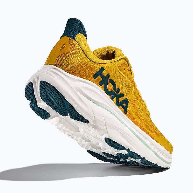 Pánské běžecké boty HOKA Clifton 10 yellow gold/tidal wave 8