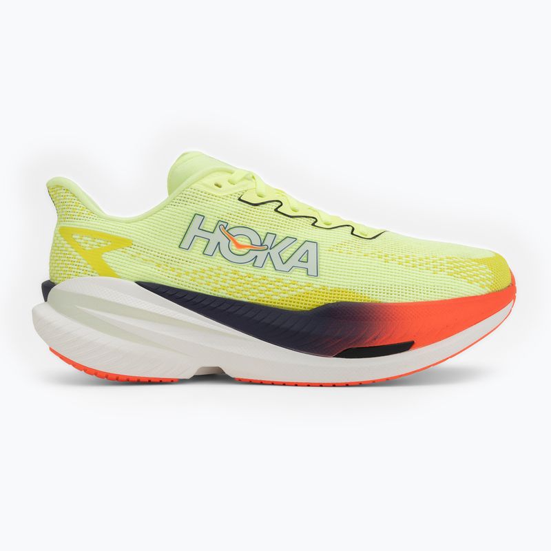 Pánské běžecké boty Hoka Mach X 3 Wide neon yuzu/squid ink 2