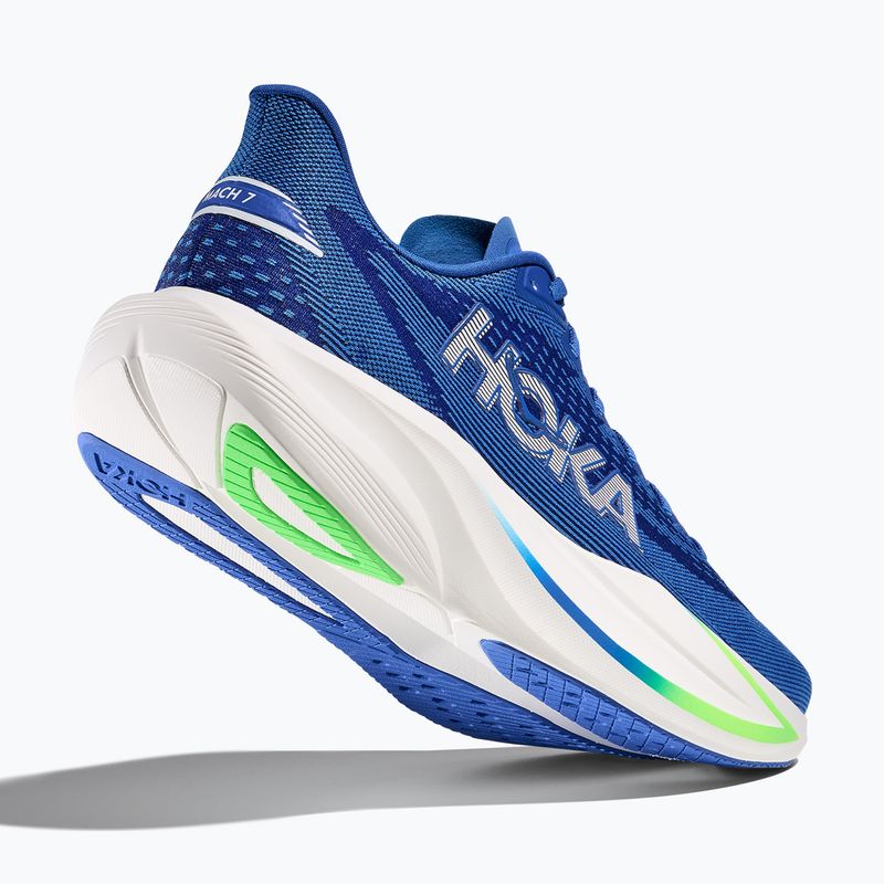 Pánské běžecké boty HOKA Mach 7 cobalt blue/neon green 9