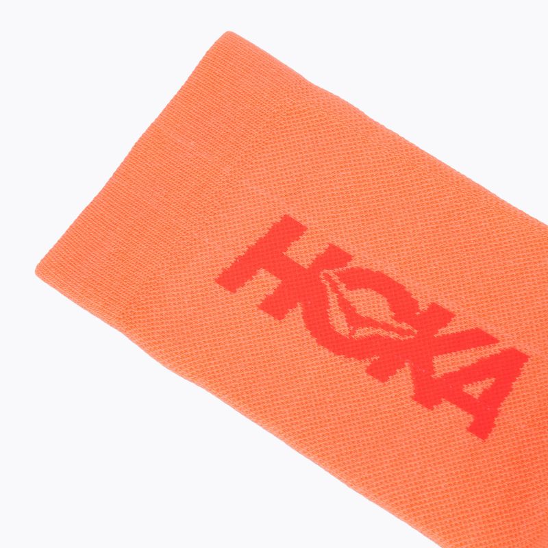 Ponožky HOKA Gpx Crew Run neon cantaloupe 3