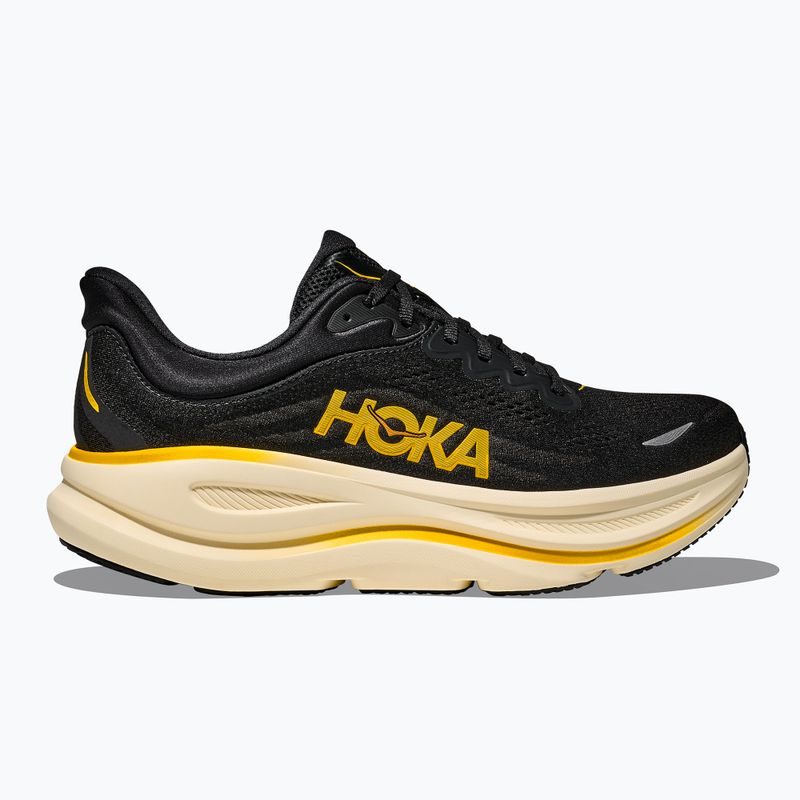 Pánské běžecké boty Hoka Bondi 9 carbon black/yellow gold 9