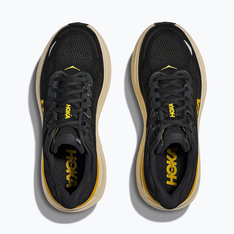 Pánské běžecké boty Hoka Bondi 9 carbon black/yellow gold 15